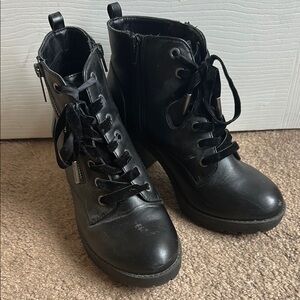 Black Lace Up Boots